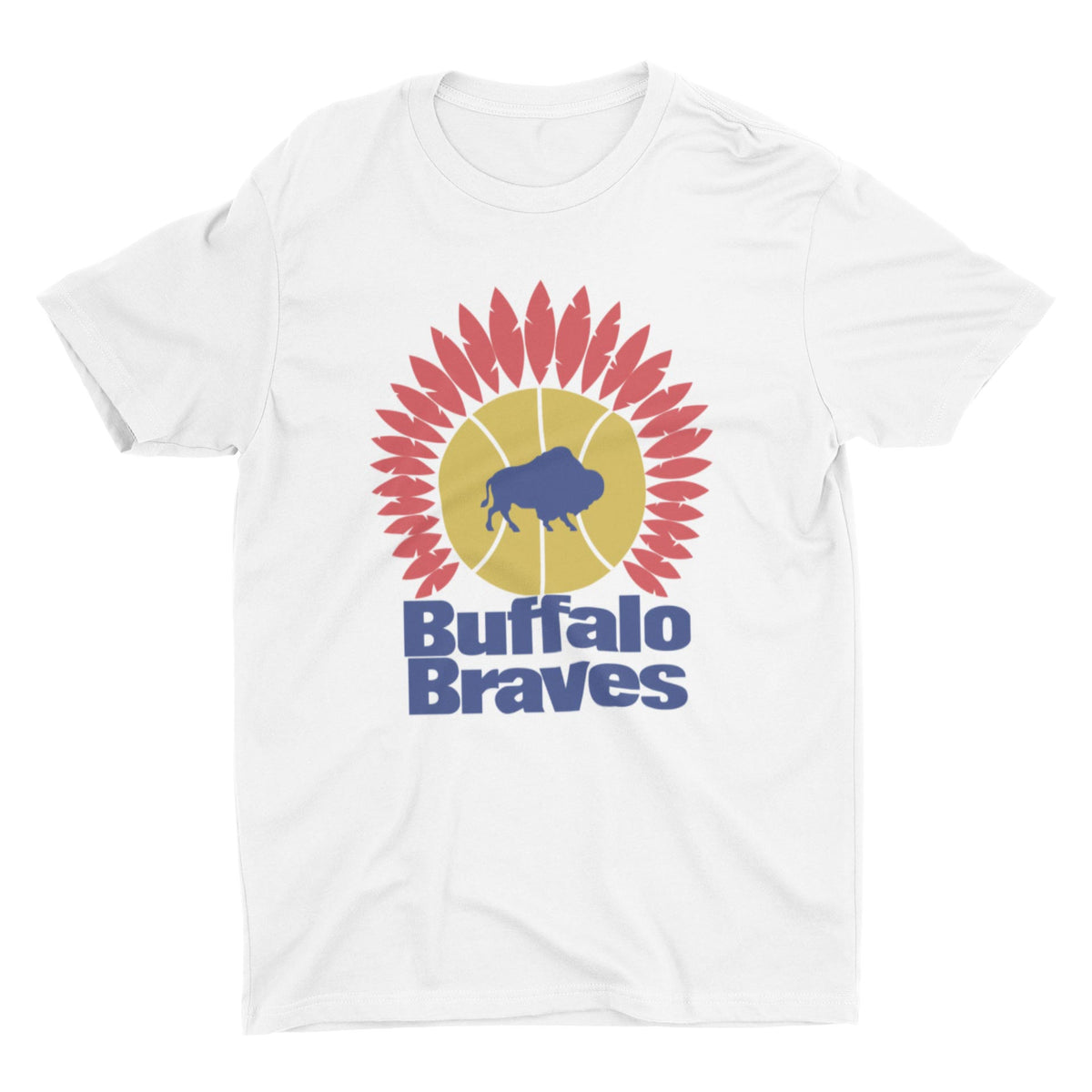 sPOD Buffalo Braves White Unisex T-Shirt S