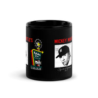 Mickey Mantle's Holiday Inn Black Glossy Mug