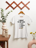 I Want To Be Like CAIT | Caitlyn Clark Iowa Basketball White Unisex T-Shirt