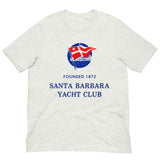 Vintage Retro Graphic Santa Barbara Yacht Club Unisex T-Shirt Ash