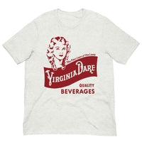 Vintage Retro Graphic Virginia Dare Beverages Unisex T-Shirt Ash