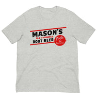 Vintage Retro Graphic Mason's Old Fashioned Root Beer Unisex T-Shirt Athletic Heather