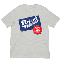 Vintage Retro Graphic Meier's Ice Cream Unisex T-Shirt Athletic Heather