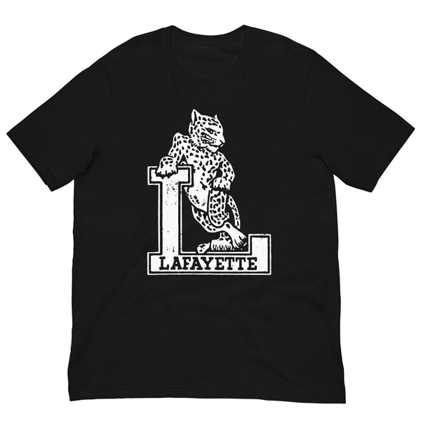 Vintage Retro Graphic Lafayette College Leopards Unisex T-Shirt Black