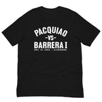 Vintage Retro Graphic Manny Pacquiao vs Barrera I Boxing Unisex T-Shirt 4XL