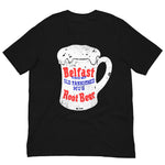 Vintage Retro Graphic Belfast Old Fashioned Mug Root Beer Unisex T-Shirt Black