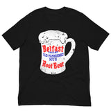 Vintage Retro Graphic Belfast Old Fashioned Mug Root Beer Unisex T-Shirt Black