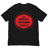 Vintage Retro Graphic Royal Crown Cola Unisex T-Shirt Black