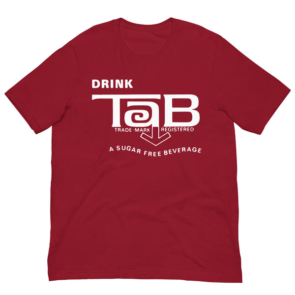 Vintage Retro Graphic Tab Cola Soda Unisex T-Shirt Cardinal