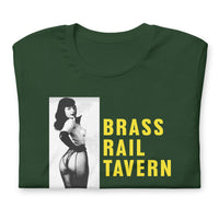 Vintage Retro Graphic Brass Rail Tavern Gentlemen's Club Unisex T-Shirt