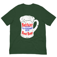 Vintage Retro Graphic Belfast Old Fashioned Mug Root Beer Unisex T-Shirt Forest