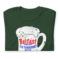 Vintage Retro Graphic Belfast Old Fashioned Mug Root Beer Unisex T-Shirt