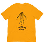 Vintage Retro Graphic The Landing Strip Club Unisex T-Shirt Gold