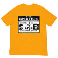 Vintage Retro Graphic Muhammad Ali vs Rocky Marciano Boxing Unisex T-Shirt Gold