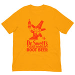 Vintage Retro Graphic Dr Swett's Early American Root Beer Unisex T-Shirt Gold