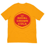Vintage Retro Graphic Royal Crown Cola Unisex T-Shirt Gold