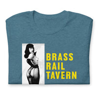 Vintage Retro Graphic Brass Rail Tavern Gentlemen's Club Unisex T-Shirt