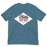 Vintage Retro Graphic Plitt's Root Beer Unisex T-Shirt Heather Deep Teal
