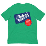 Vintage Retro Graphic Meier's Ice Cream Unisex T-Shirt Heather Kelly