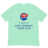 Vintage Retro Graphic Santa Barbara Yacht Club Unisex T-Shirt Heather Mint