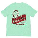 Vintage Retro Graphic Virginia Dare Beverages Unisex T-Shirt Heather Mint