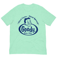 Vintage Retro Graphic Goody Soda Pop Unisex T-Shirt Heather Mint