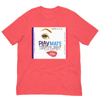 Vintage Retro Graphic Playmate Premium Beer Unisex T-Shirt Heather Red