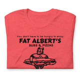Vintage Retro Graphic Fat Albert's Subs And Pizzas Unisex T-Shirt