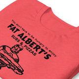 Vintage Retro Graphic Fat Albert's Subs And Pizzas Unisex T-Shirt