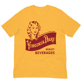Vintage Retro Graphic Virginia Dare Beverages Unisex T-Shirt Heather Yellow Gold