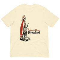 Vintage Retro Graphic Tobacco Shop Unisex T-Shirt Natural
