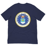 Vintage Retro Graphic United States Air Force Seal Unisex T-Shirt Navy