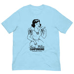 Vintage Retro Graphic Snow White Campground Disney Unisex T-Shirt Ocean Blue