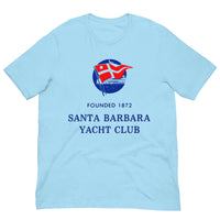 Vintage Retro Graphic Santa Barbara Yacht Club Unisex T-Shirt Ocean Blue