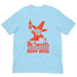 Vintage Retro Graphic Dr Swett's Early American Root Beer Unisex T-Shirt Ocean Blue