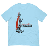 Vintage Retro Graphic Tobacco Shop Unisex T-Shirt Ocean Blue