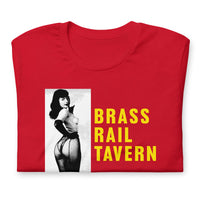 Vintage Retro Graphic Brass Rail Tavern Gentlemen's Club Unisex T-Shirt