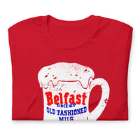 Vintage Retro Graphic Belfast Old Fashioned Mug Root Beer Unisex T-Shirt