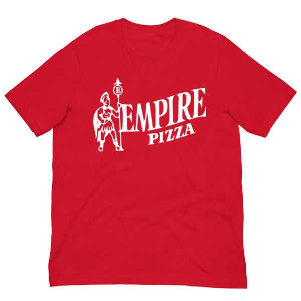Vintage Retro Graphic Empire Pizza Unisex T-Shirt Red