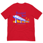 Vintage Retro Graphic Disneyland Hotel Anaheim CA Unisex T-Shirt Red