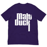 Vintage Retro Graphic Malt Duck Premium Beer Unisex T-Shirt Team Purple