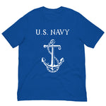 Vintage Retro Graphic US Navy Unisex T-Shirt True Royal