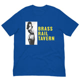 Vintage Retro Graphic Brass Rail Tavern Gentlemen's Club Unisex T-Shirt True Royal