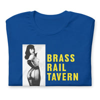 Vintage Retro Graphic Brass Rail Tavern Gentlemen's Club Unisex T-Shirt