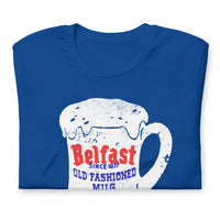 Vintage Retro Graphic Belfast Old Fashioned Mug Root Beer Unisex T-Shirt