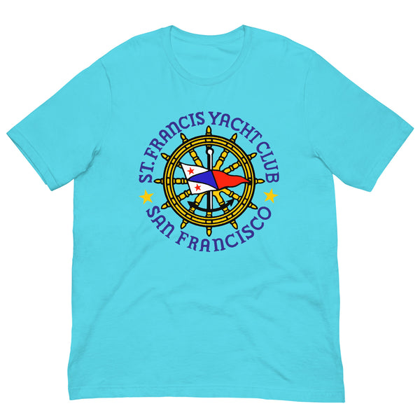 St. Francis Yacht Club Unisex T-Shirt - Turquoise
