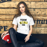 Team CAIT #22 | Caitlyn Clark Iowa Basketball White Unisex T-Shirt
