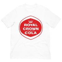 Vintage Retro Graphic Royal Crown Cola Unisex T-Shirt White