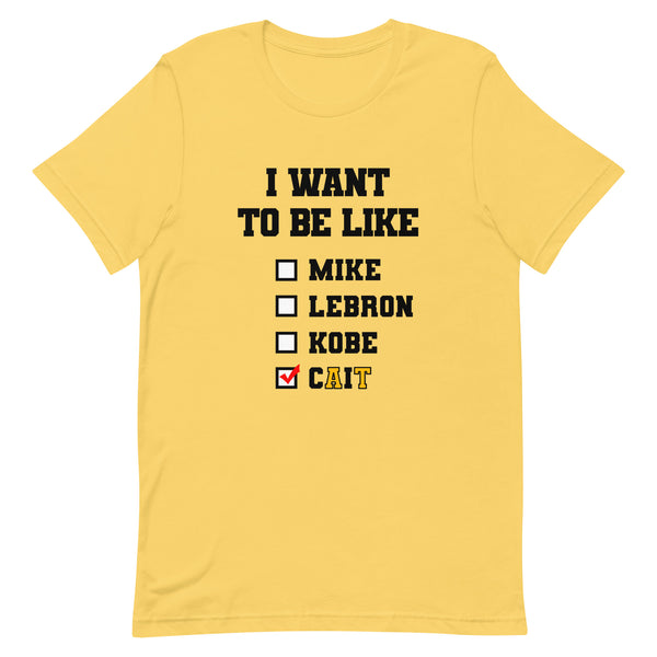 i-want-to-be-cait-caitlyn-clark-iowa-basketball-yellow-t-shirt