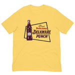 Vintage Retro Graphic Delaware Punch Unisex T-Shirt Yellow